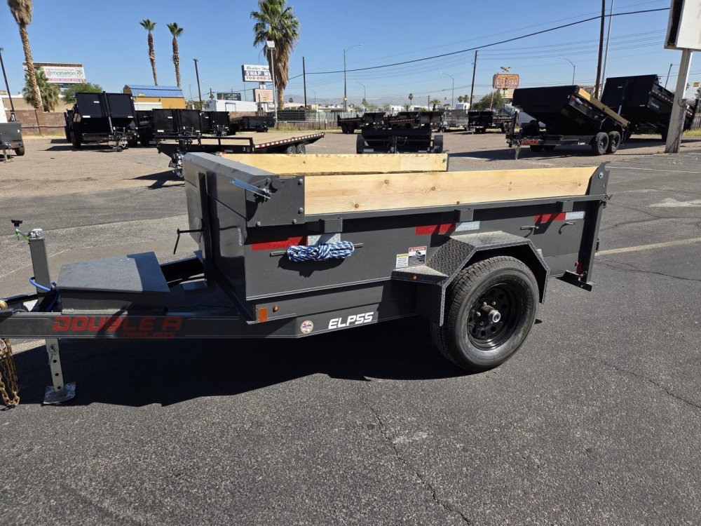 5x8 Double A Excel Series - 5K GVWR Low Profile Dump Trailer