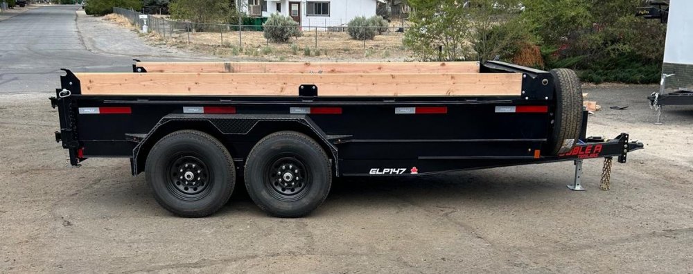 7x14 Excel Series Low Profile Dump Trailer - 14K GVWR