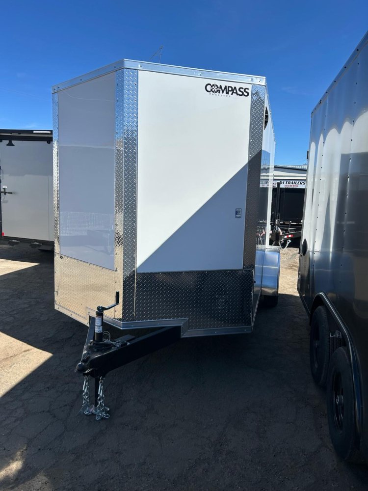 7x14 Jasper SE Flat Top Sloped V-Nose Enclosed Trailer - 7K GVWR | Carson City, NV