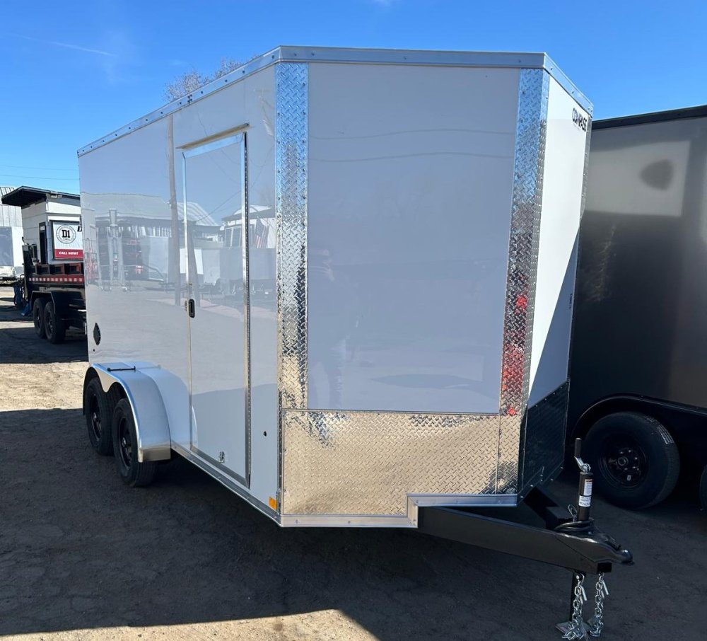 7x14 Jasper SE Flat Top Sloped V-Nose Enclosed Trailer - 7K GVWR | Carson City, NV