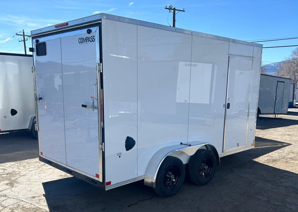 7x14 Jasper SE Flat Top Sloped V-Nose Enclosed Trailer - 7K GVWR | Carson City, NV