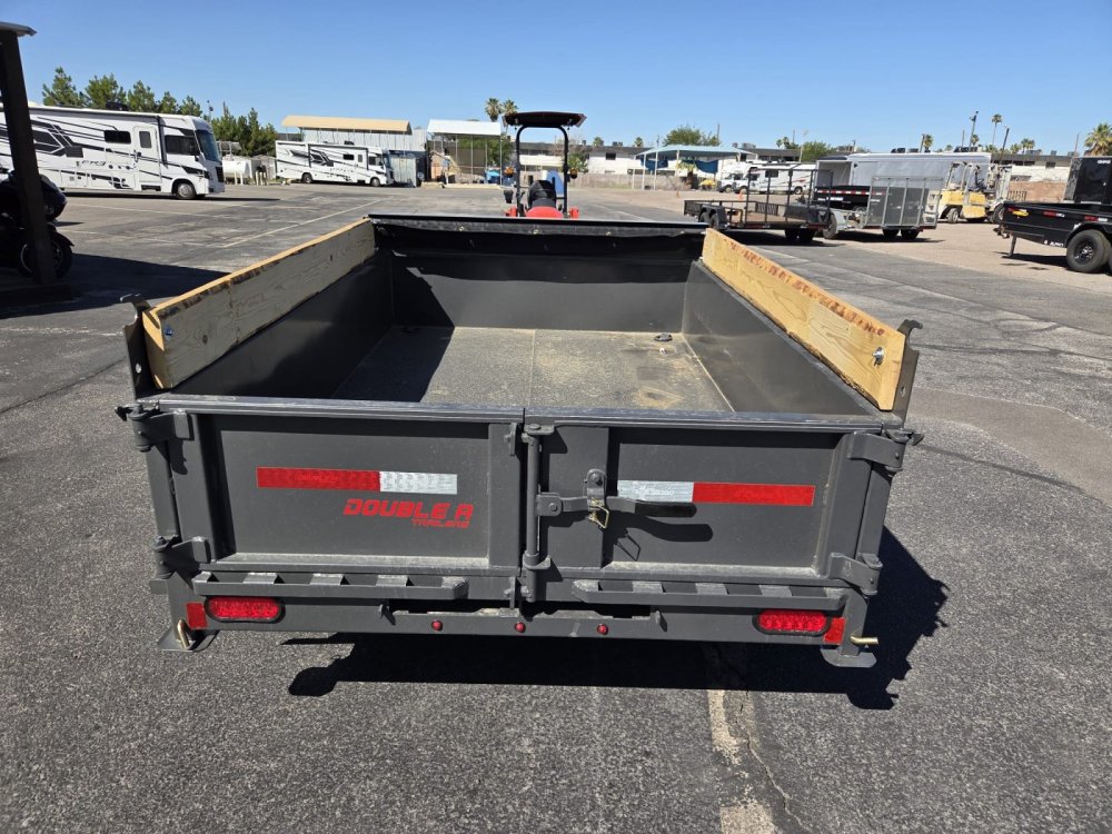 5x8 Double A Excel Series - 5K GVWR Low Profile Dump Trailer