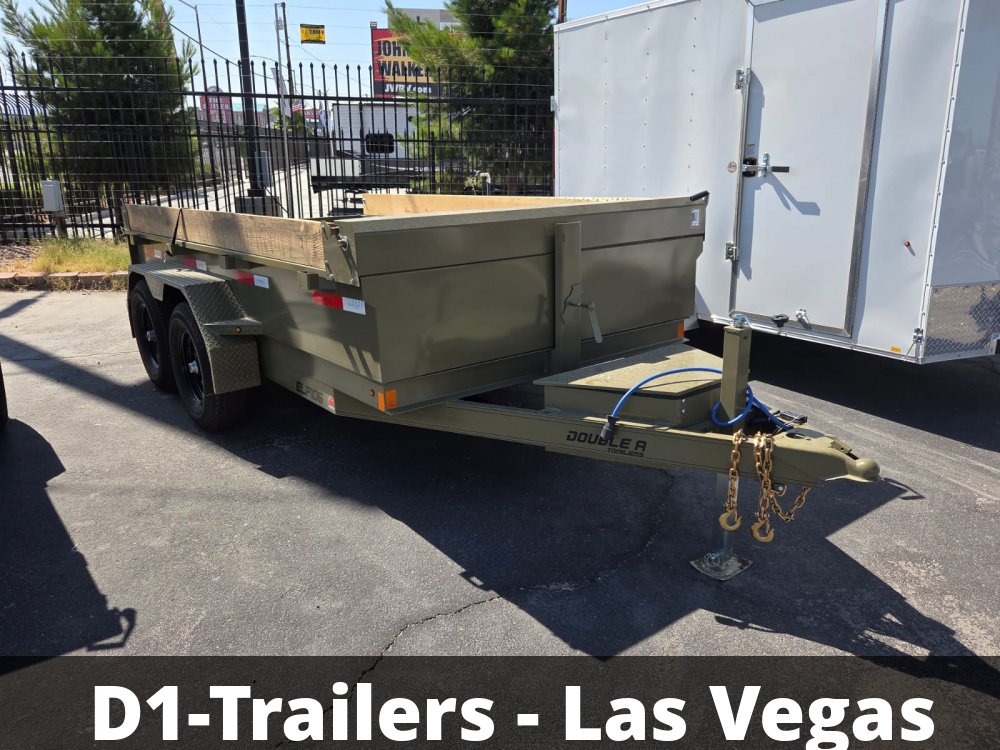 6x10 Double A Excel Series - 10K GVWR Low Profile Dump Trailer