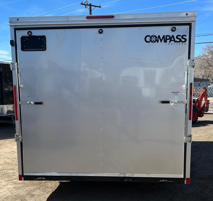 8.5x16 Indigo DLX Flat Top V-Nose Enclosed Car Hauler for Sale | Carson City, NV