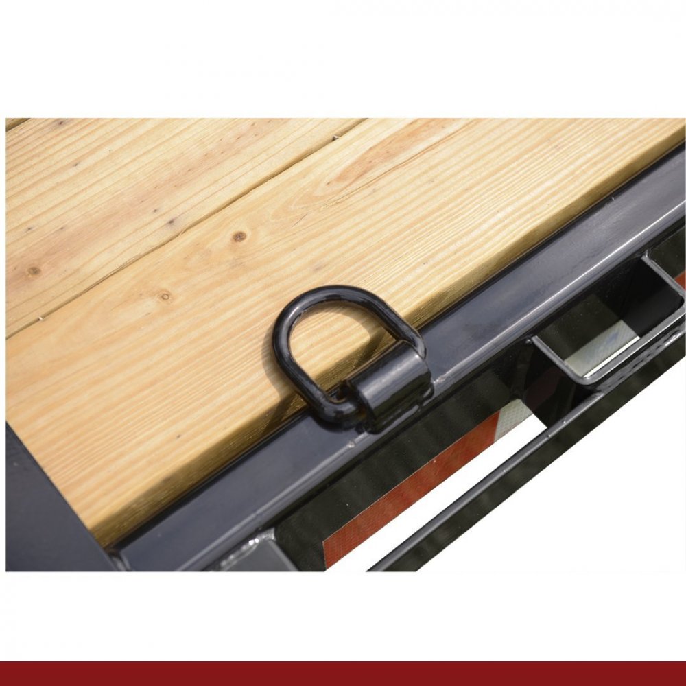8.5 x 22, 17.6K Sure-Trac Deckover - HD LOW PROFILE POWER TILT - BUMPER PULL