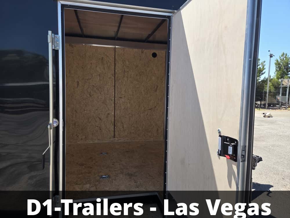 8.5x24 Indigo DLX Flat Top V-Nose Enclosed Trailer - 10K GVWR