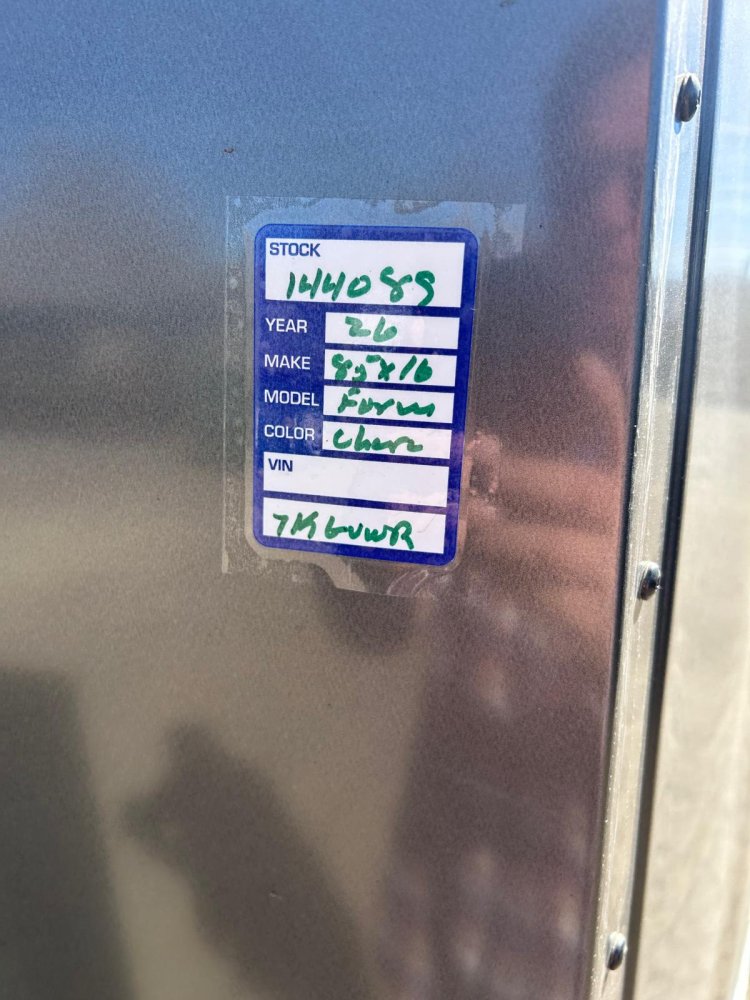 8.5x16 Indigo DLX Flat Top V-Nose Enclosed Car Hauler for Sale | Carson City, NV