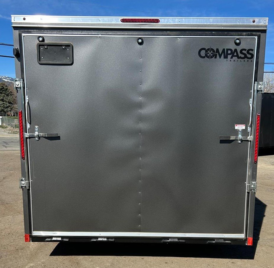 8.5x16 Indigo DLX Flat Top V-Nose Enclosed Car Hauler for Sale | Carson City, NV