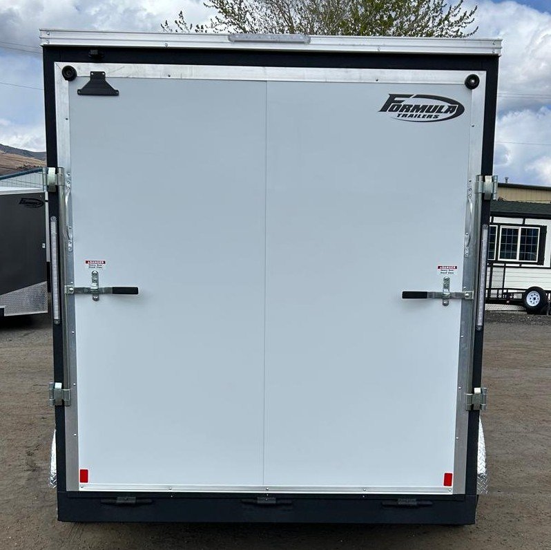 7x14 Conquest SE Flat Top Sloped V-Nose Enclosed Trailer - 10K GVWR - White | Carson City, NV