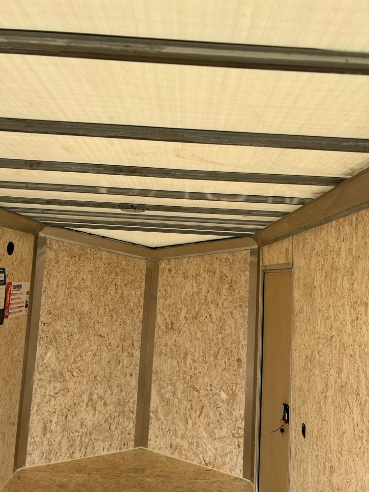 7x14 Conquest SE Flat Top Sloped V-Nose Enclosed Trailer - 10K GVWR - White | Carson City, NV