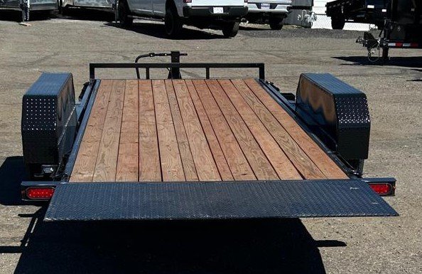7x20 Sure-Trac Tilt Bed Equipment Trailer - 14K GVWR - Black | Carson City, NV