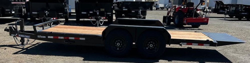 7x20 Sure-Trac Tilt Bed Equipment Trailer - 14K GVWR - Black | Carson City, NV
