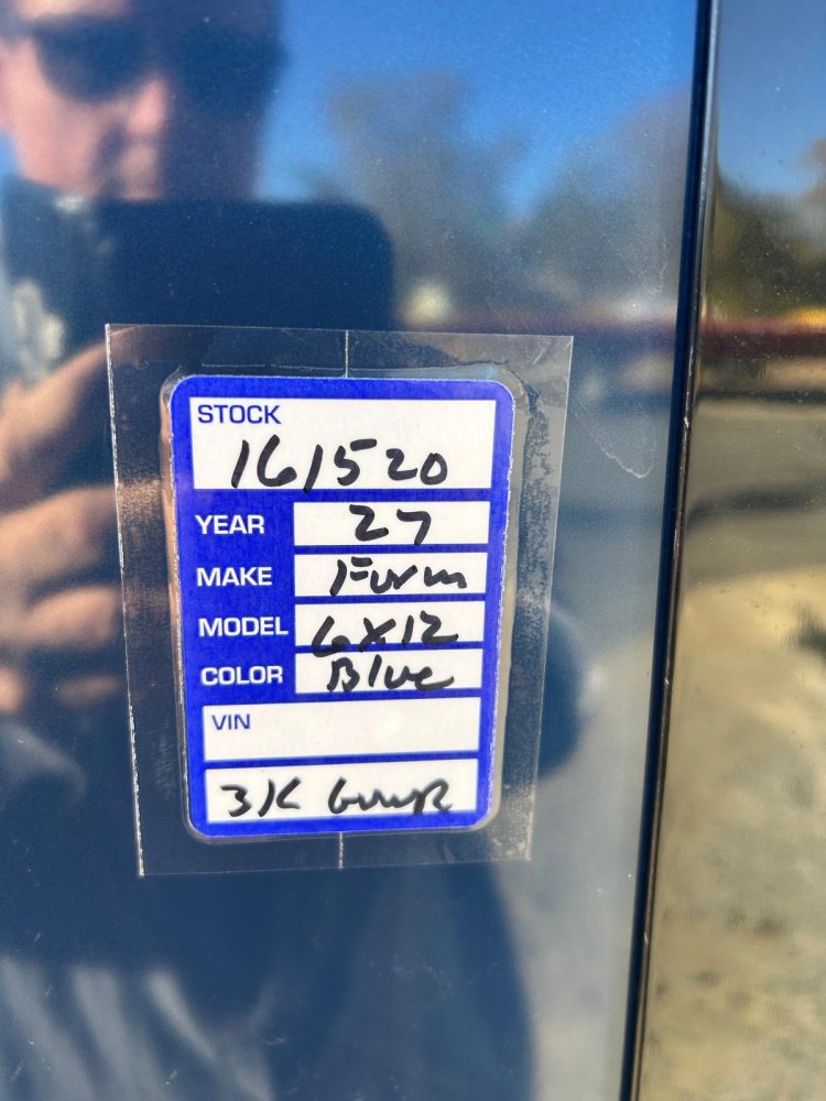 Formula Conquest Enclosed Trailer - Blue Composite with Blackout Trim