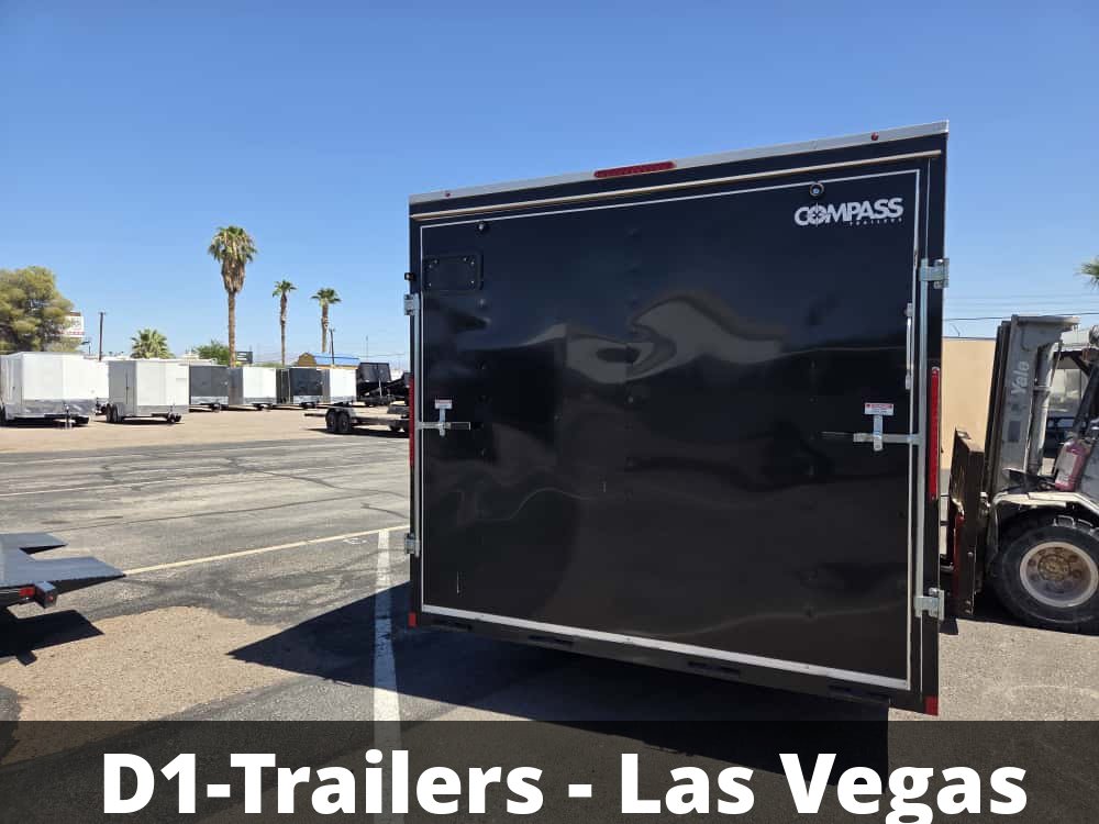 8.5x24 EX DLX Flat Top V-Nose Enclosed Trailer - 10K GVWR