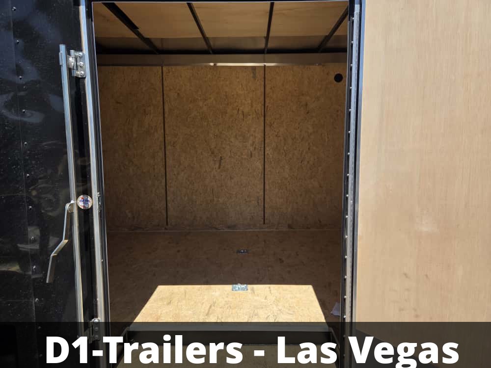 8.5x24 EX DLX Flat Top V-Nose Enclosed Trailer - 10K GVWR