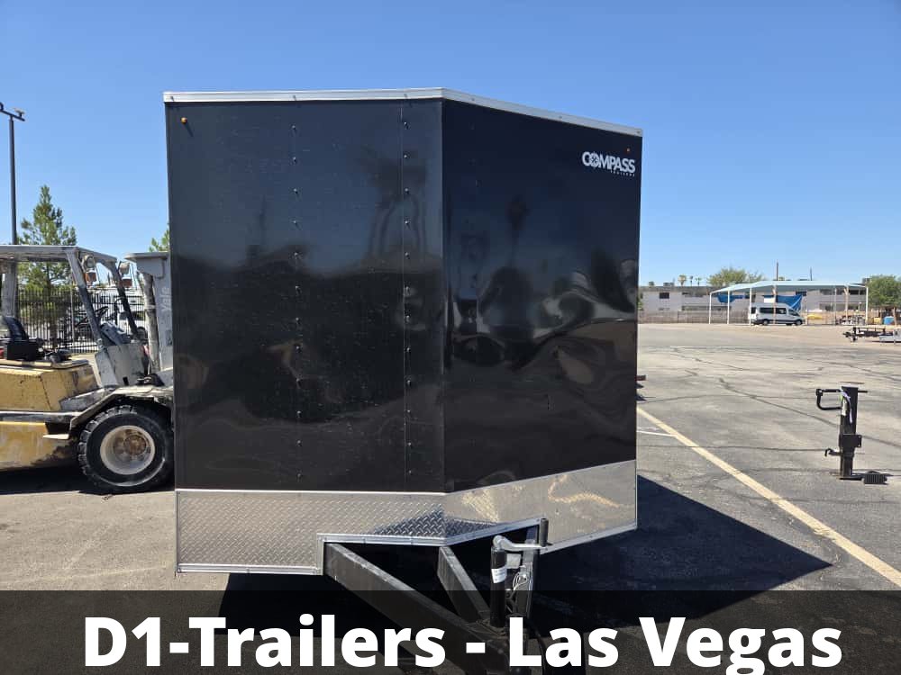 8.5x24 EX DLX Flat Top V-Nose Enclosed Trailer - 10K GVWR