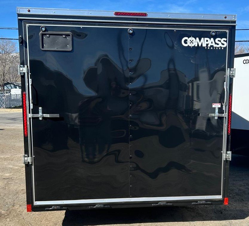 8.5x16 Indigo DLX Flat Top V-Nose Enclosed Car Hauler for Sale | Carson City, NV