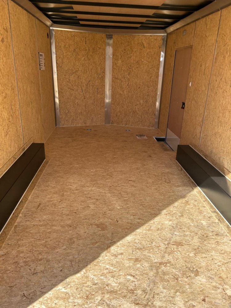 8.5x16 Indigo DLX Flat Top V-Nose Enclosed Car Hauler for Sale | Carson City, NV