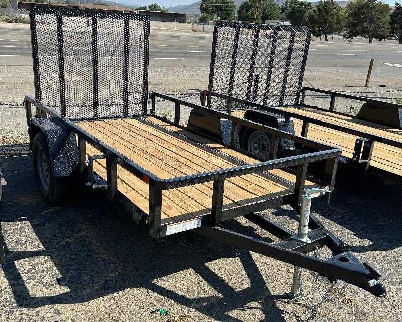 5x10 Sure-Trac Tube Top Utility Trailer - 3K GVWR - Black | Carson City, NV