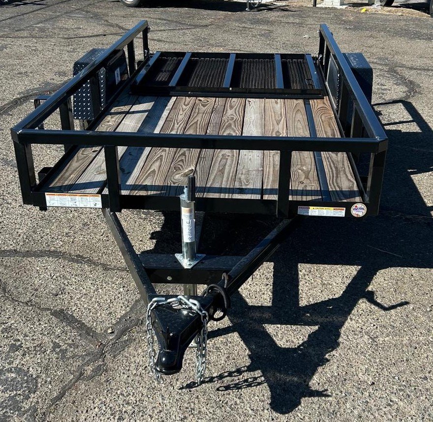 5x10 Sure-Trac Tube Top Utility Trailer - 3K GVWR - Black | Carson City, NV