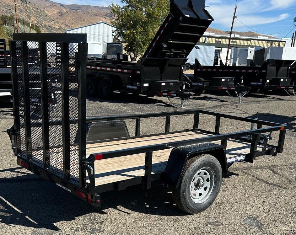 5x10 Sure-Trac Tube Top Utility Trailer - 3K GVWR - Black | Carson City, NV