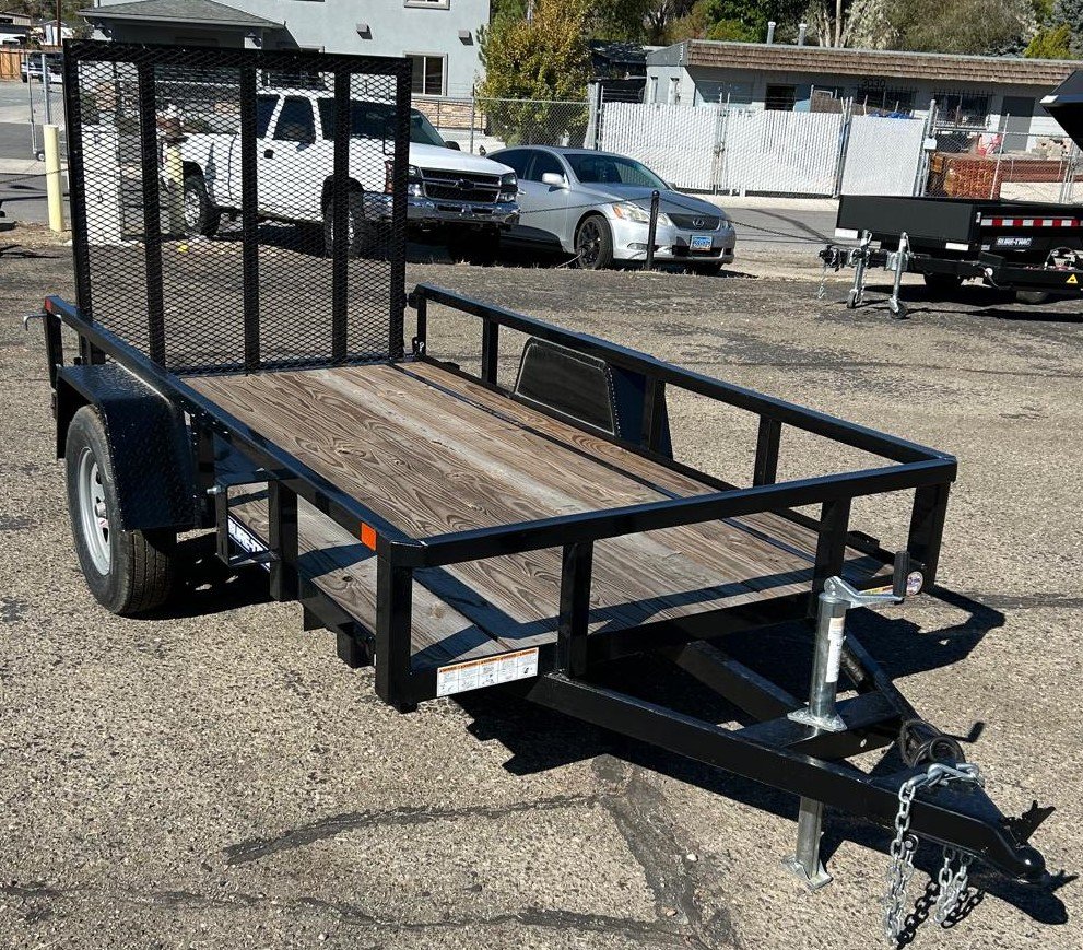 5x10 Sure-Trac Tube Top Utility Trailer - 3K GVWR - Black | Carson City, NV
