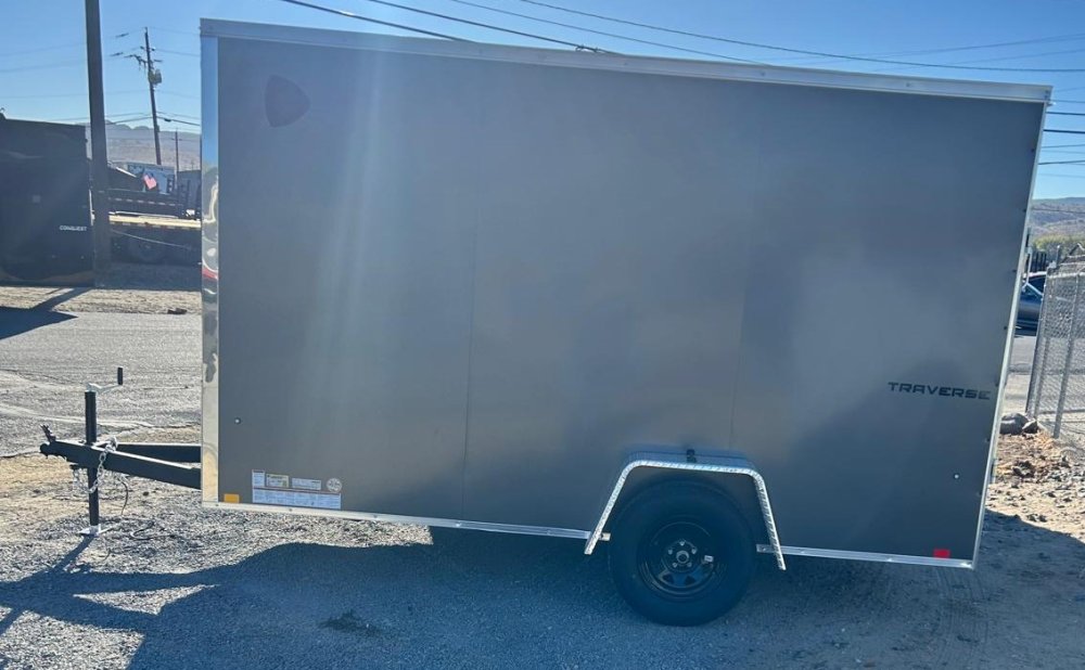 6&times;12 Formula Traverse Enclosed Cargo Trailer - Charcoal