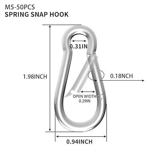 Carabiner Clip 200 Pounds