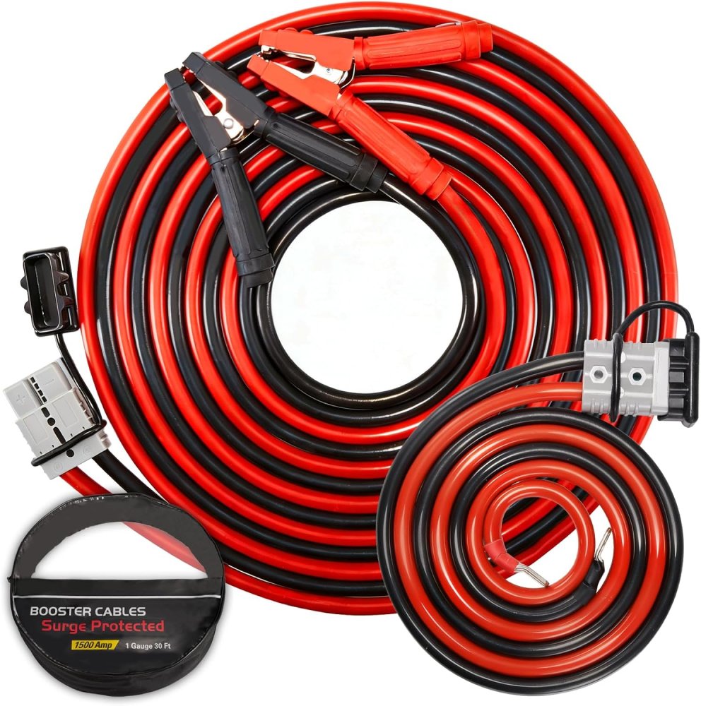 Winch Cables 30FT 1 Gauge Quick Connect