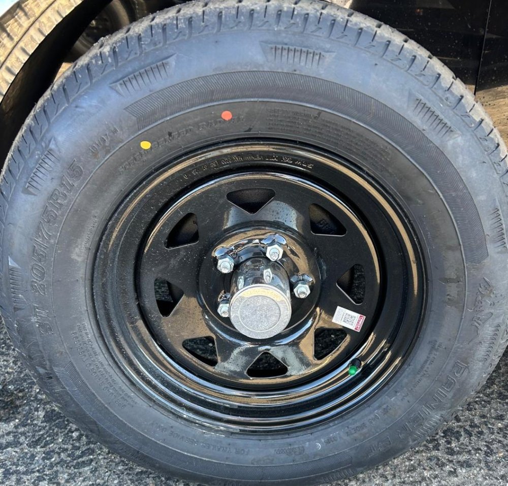 Spare Wheel and Tire ST205/75R15D 1820# 50 PSI