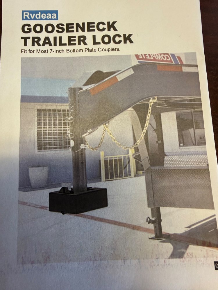 Gooseneck Trailer Lock Folding