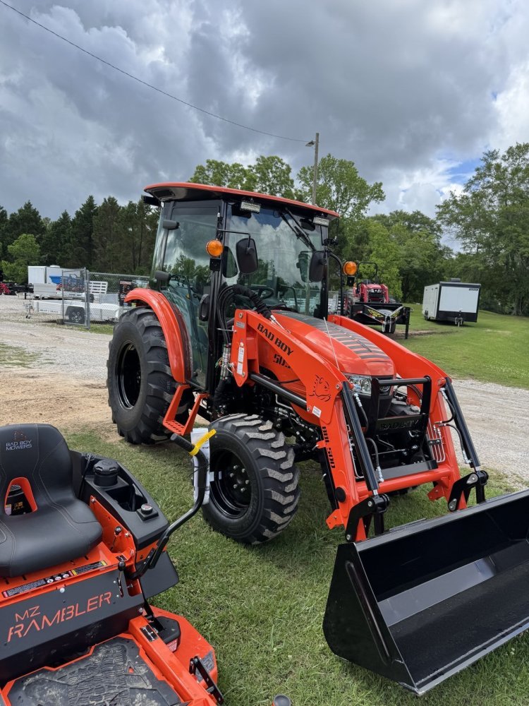 Bad Boy Tractor 5055CH with Industrial Tires and Loader Compact Tractor