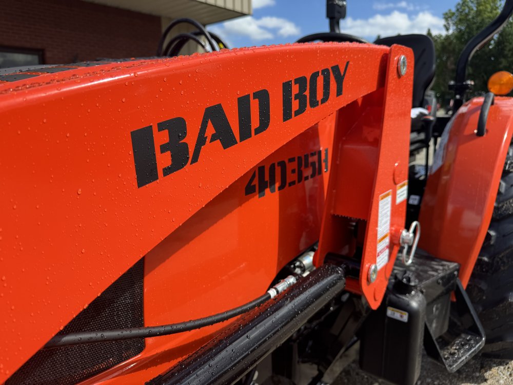 Bad Boy Tractor 4035H with Industrial Tires and Loader Compact Tractor