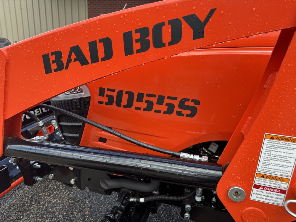 Bad Boy Tractor 5055S with Industrial Tires and Loader Compact Tractor