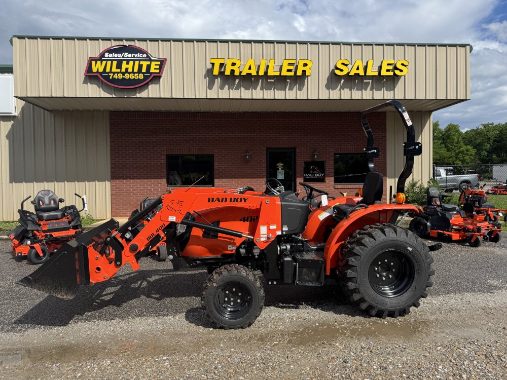 Bad Boy Tractor 4025H with Industrial Tires and Loader Compact Tractor