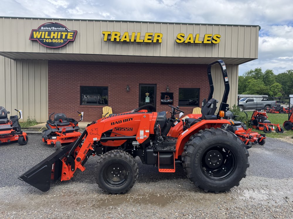 Bad Boy Tractor 5055S with Industrial Tires and Loader Compact Tractor
