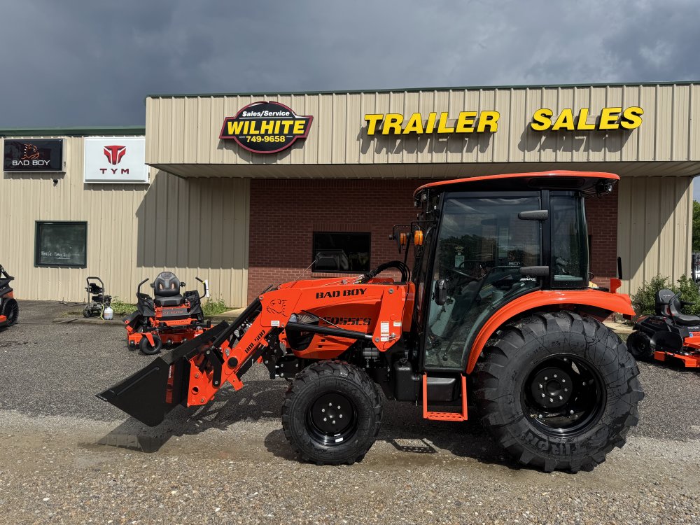 Bad Boy Tractor 5055CS with Industrial Tires and Loader Compact Tractor