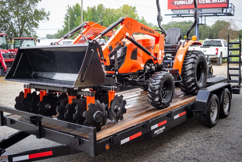 Bad Boy Tractor 4025H with Industrial Tires and Loader Compact Tractor