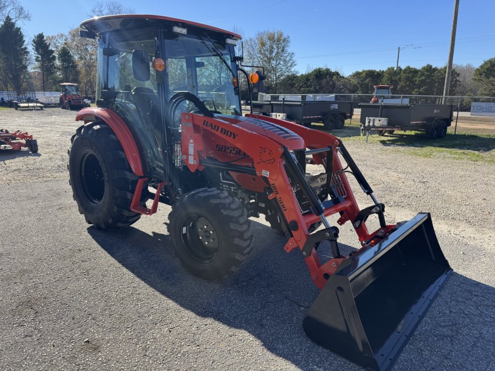 Bad Boy Tractor 5055CH with Industrial Tires and Loader Compact Tractor
