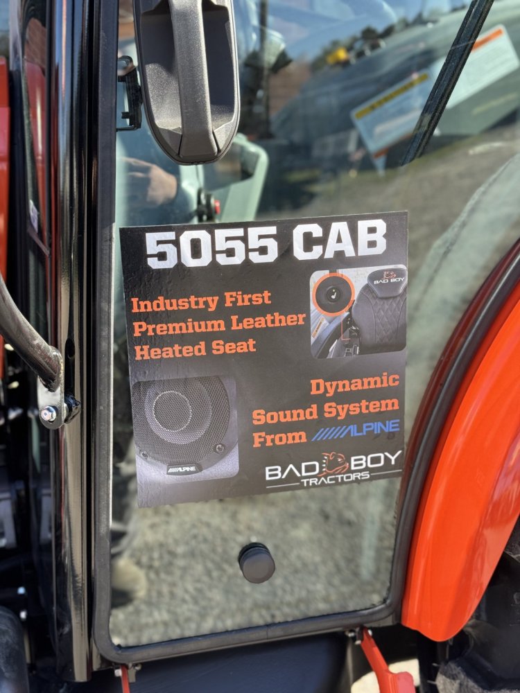 Bad Boy Tractor 5055CH with Industrial Tires and Loader Compact Tractor