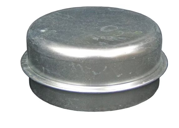 Dust Grease Cap, 3.355" OD, For #99 Spindle and 50-mm Nev-R-Lube Axles, Cold Rolled Stamped Steel, S