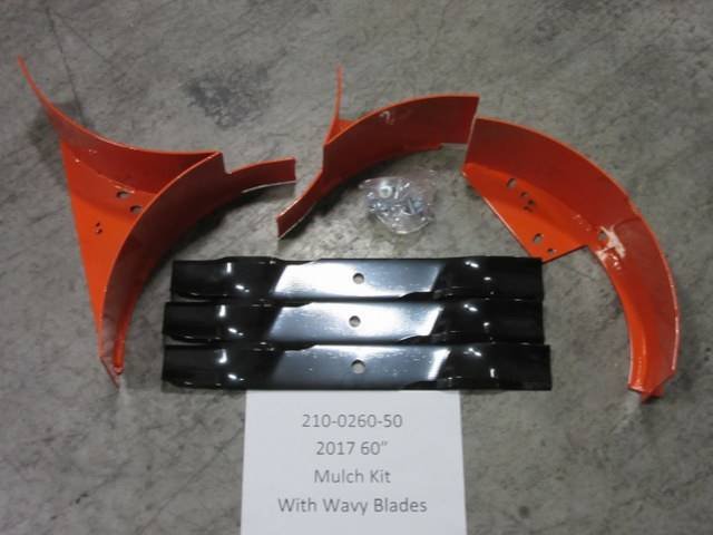 Bad Boy Mowers Mulching kit for 60" deck w/ Wavy Blades for 2017 and Up 60" ZT / Maverick (HD)