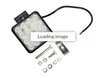 LED Light Utility Square 5 x 4 780 Lumen Flood graphene Case