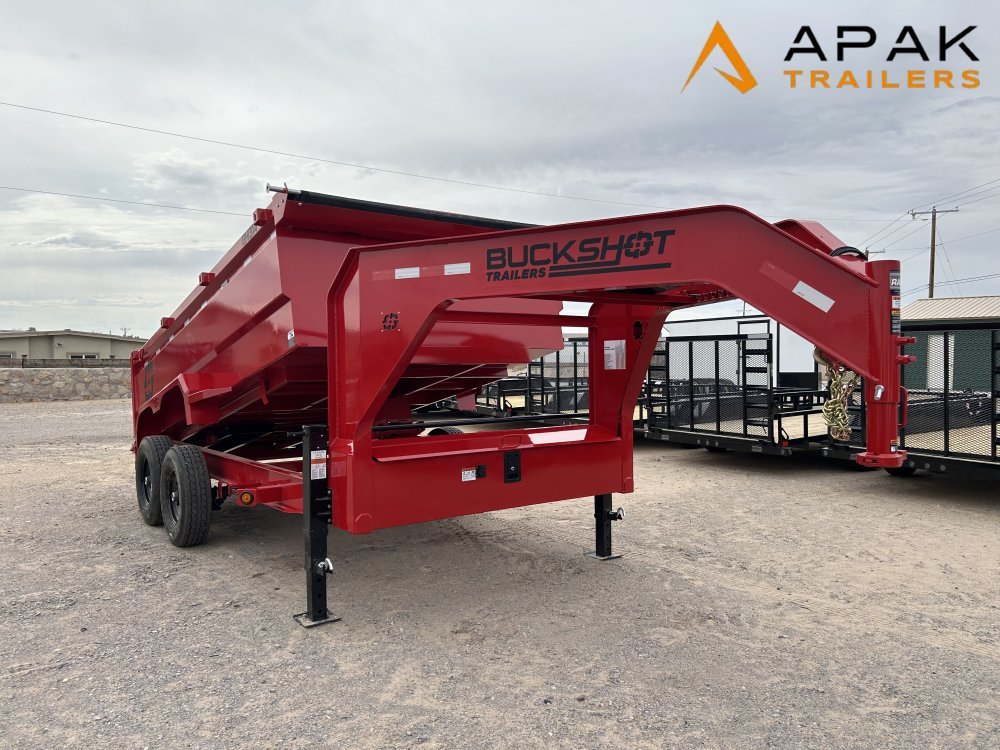2027 Buckshot GH 7x14 36" Gooseneck Dump Trailer