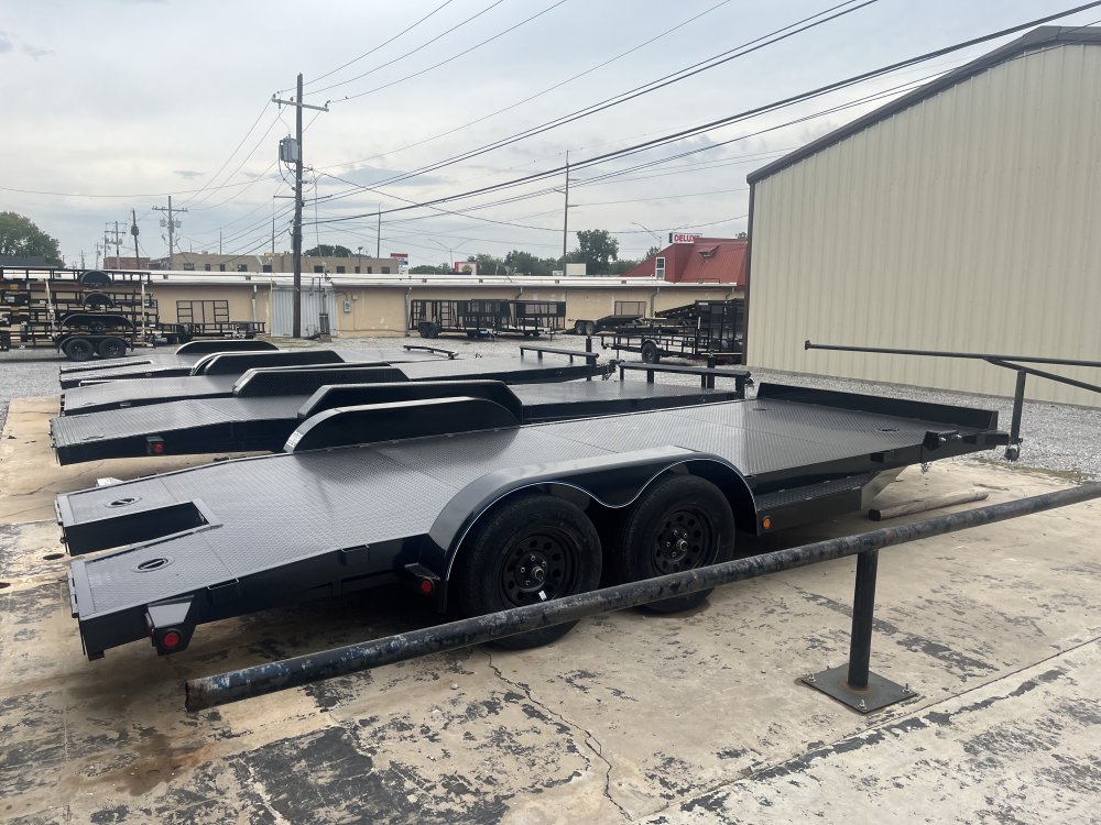 83"x18' Top Hat Flatbed Car Hauler