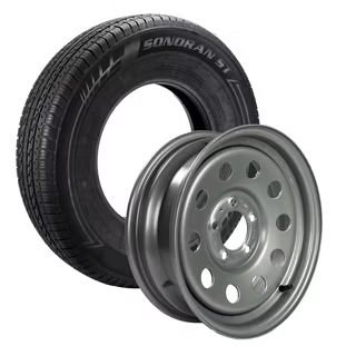 Trailer Wheel and Tire Assembly