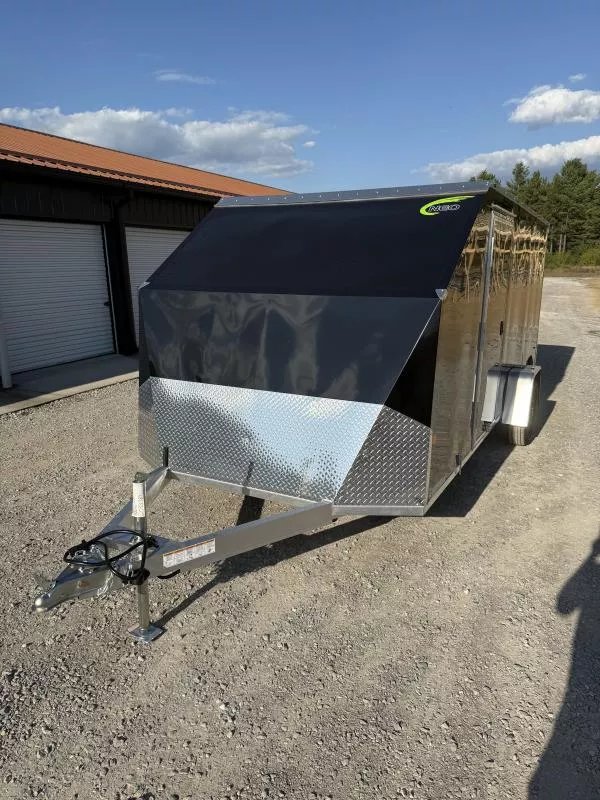 2026 7X16 NASB Aluminum Snowmobile Trailer - NEO Trailers