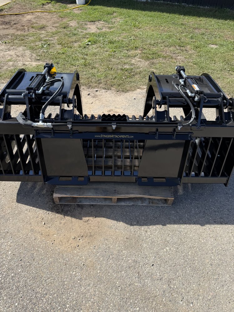 2026 Stinger Attachments 78" Rock Grapple Bucket ROG-78XD-BOS