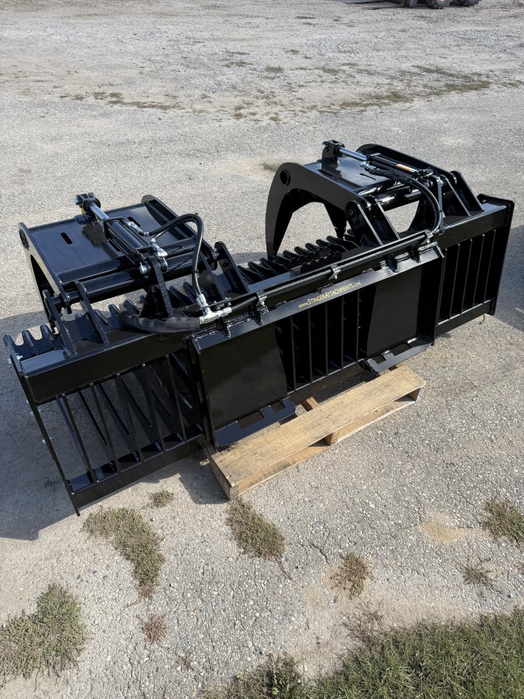 2026 Stinger Attachments 84" Rock Grapple Bucket ROG-84XD-BOS