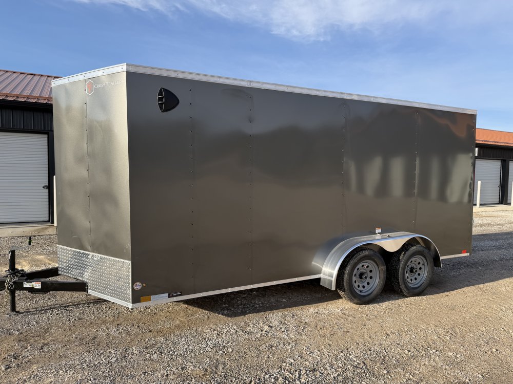 7'x16' Cross Trailers Enclosed Cargo